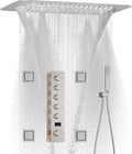 Brushed Nickel Shower Faucet Set Luxury Rainfall Shower Head System, Digital by KATAIS