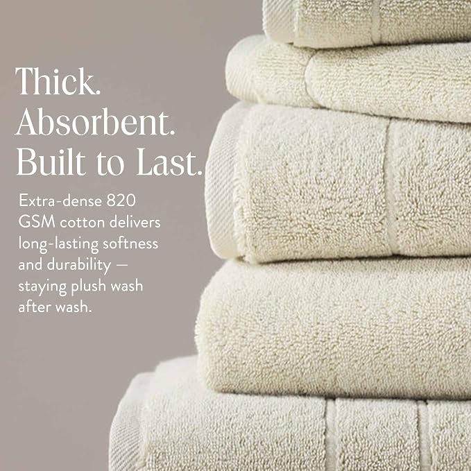 Brooklinen Super-Plush Bath Towel and Hand Towel Set - Image 5