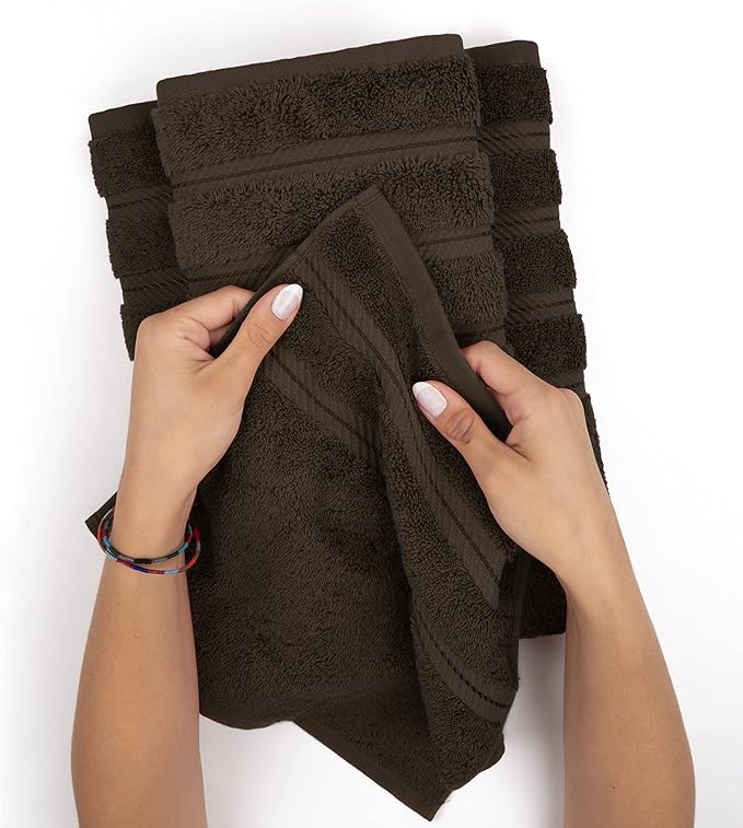 American Soft Linen Luxury 4 Piece Bath Towels, 600 GSM 100% Cotton Turkish - Image 6