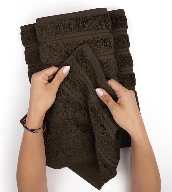 American Soft Linen Premium 3 Piece Towel Set, 1 Bath Towel 1 Hand Towel 1 - Image 6