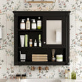 32'' Black Bathroom Wall Cabinet by THINK30