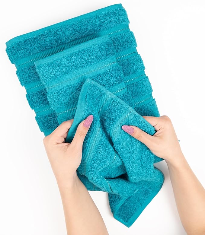 American Soft Linen 35x70 Jumbo Large Bath Towels, 600 GSM 100% Cotton Turkish - Image 5