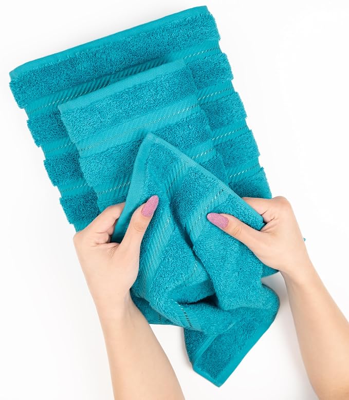 American Soft Linen Premium 3 Piece Towel Set, 1 Bath Towel 1 Hand Towel 1 - Image 6