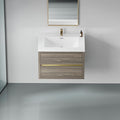 30" Wall-Mounted Bathroom Vanity by DOPERFE