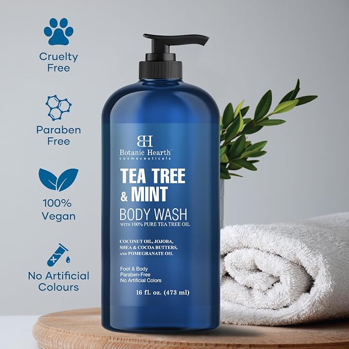 Botanic Hearth Tea Tree Oil Body Wash - Image 7
