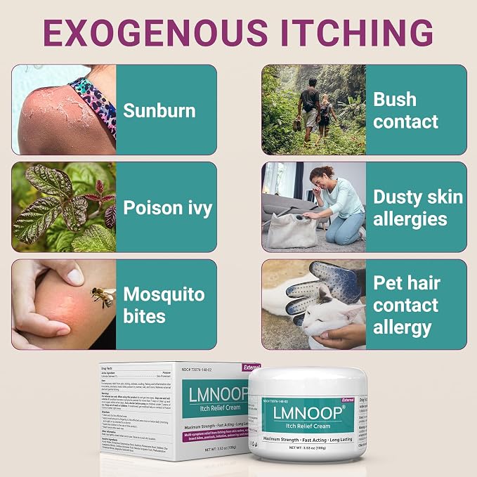 Anti Itch Cream, Extra Strength Anti-Itch Ointment, Relieves Rashes and Itching - Image 3