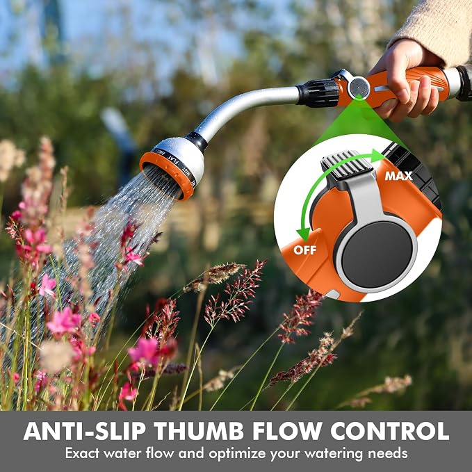 RESTMO Watering Wand Heavy Duty, Metal Garden Hose Wand - Image 3