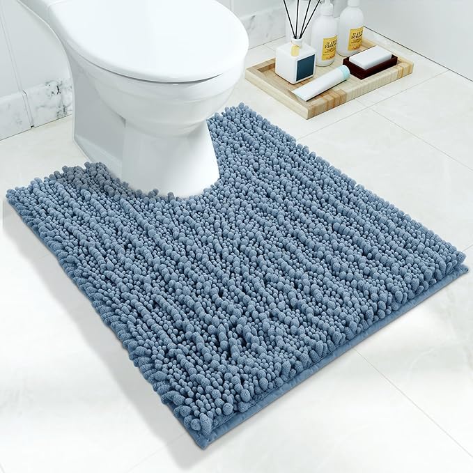 Yimobra Toilet Rug U Shaped Washable 24x20 Inch by Yimobra