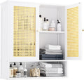 Bathroom Wall Cabinet, Bamboo Over-The-Toilet Storage Organizer by VOVALACraftingDreamHomes