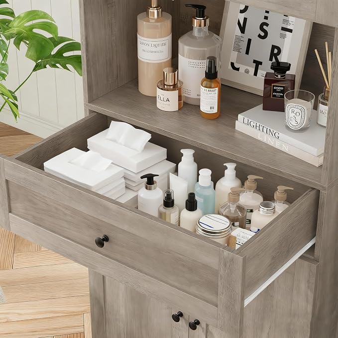 Tall Bathroom Storage Cabinets - Image 4