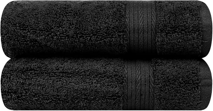 Ample Decor Hand Towels for Bathroom Set of 2, 18 X 28 Inch 600 GSM 100% Cotton - Image 7