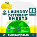 Sudstainables Laundry Detergent Sheets 60 Loads – Dissolvable Laundry Sheet by Sudstainables