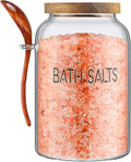 2 Pcs 94 oz Bath Salts Glass Jar by SiliFine