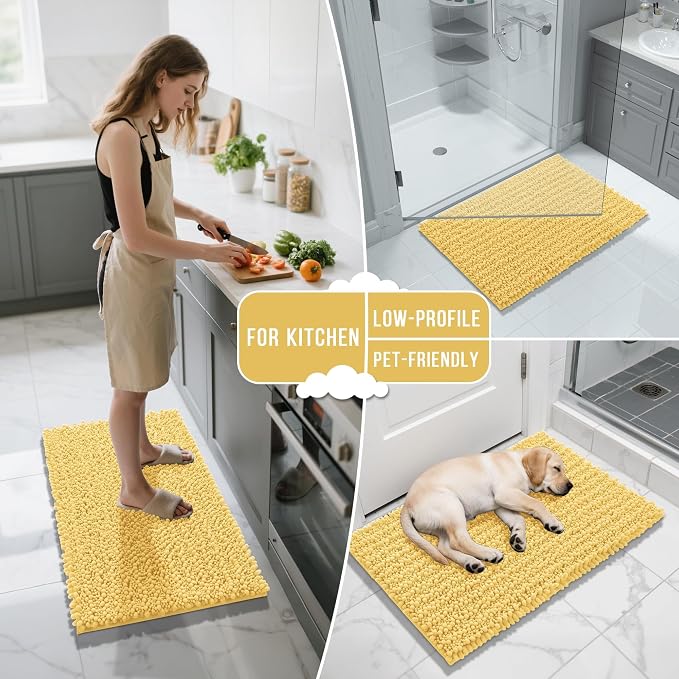 Yimobra Long Bathroom Rugs Non Slip Washable 44x24 Inch - Image 7