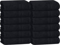 BOUTIQUO Ultra Soft Cotton Washcloths, Contains 12 Piece Face Cloths 12x12 inch by BOUTIQUO