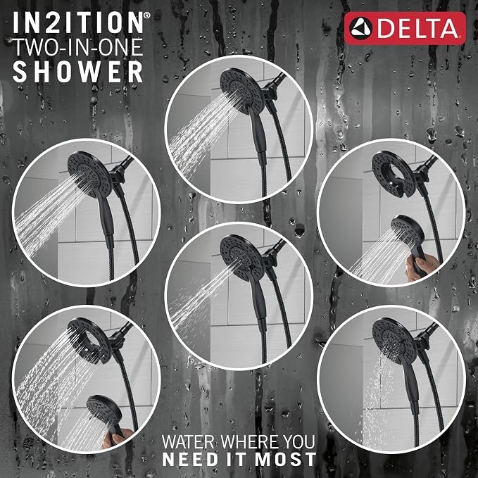Delta Faucet Albion 14 Series Single-Handle Tub and Shower Faucet Set, Matte - Image 6