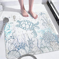 Sea Turtle Square Anti Slip Shower Mats by Unknown