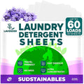 Sudstainables Laundry Detergent Sheets 60 Loads – Dissolvable Laundry Sheet by Sudstainables