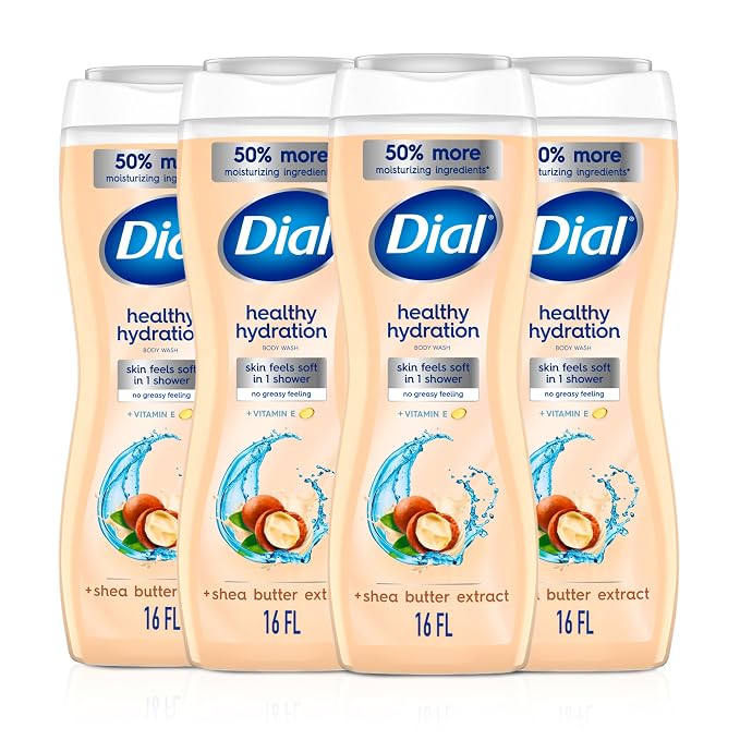 Dial Body Wash, Healthy Hydration, Shea Butter Extract + Vitamin E, 16 fl oz by DialSoap