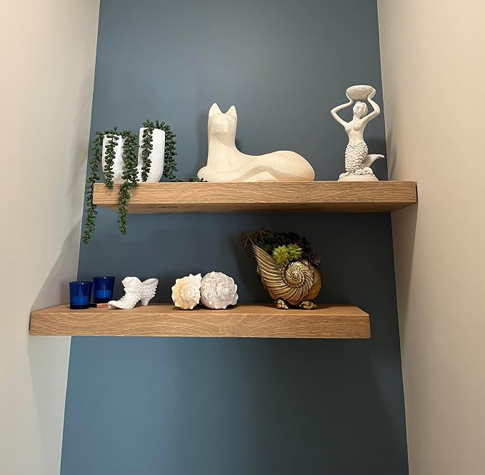 joelsantiques 24 Inch Wooden Floating Shelves - Image 2