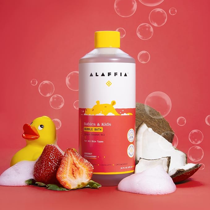 Alaffia Babies and Kids Bubble Bath, Gentle Bath Essentials - Image 4