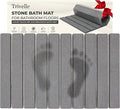 Stone Bath Mat | Extra Large 23.6 X 15.5 Foldable Diatomaceous Earth | Quick by Trivelle