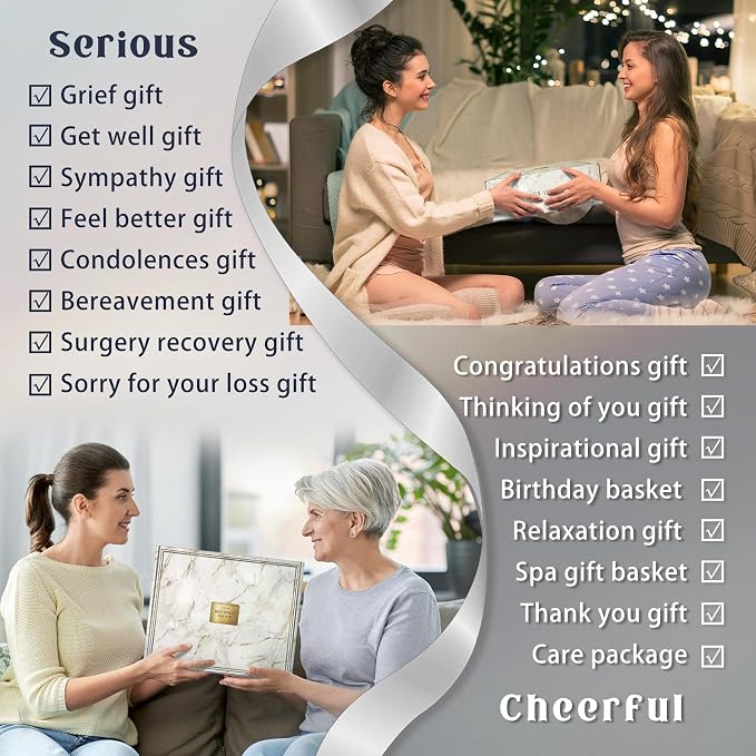 Gift Basket Gifts for Women, Get Well Soon After Surgery, Condolences Basket - Image 2