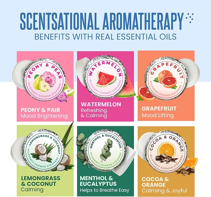 Cleverfy Shower Steamers Aromatherapy – Stocking Stuffers - Image 4
