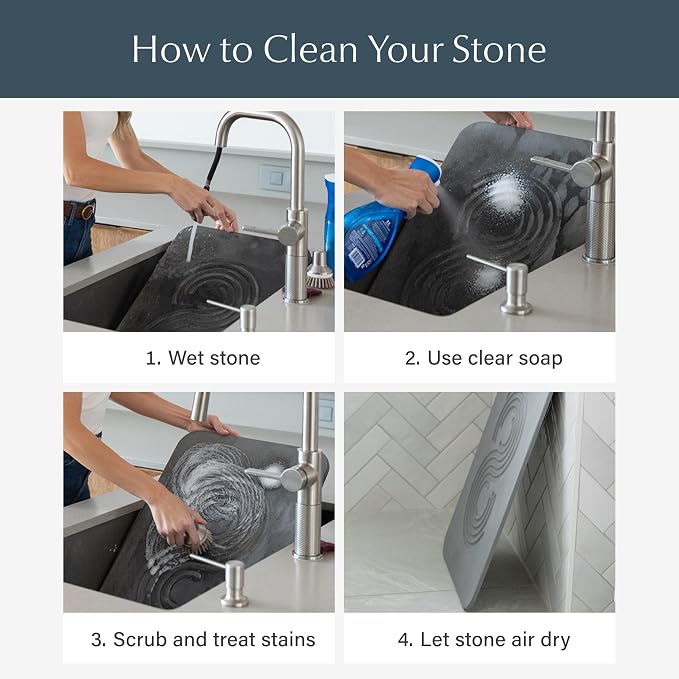 Dorai Home Stone Bath Mat for Bathroom – Large, Quick-Drying, Non-Slip Surface - Image 6