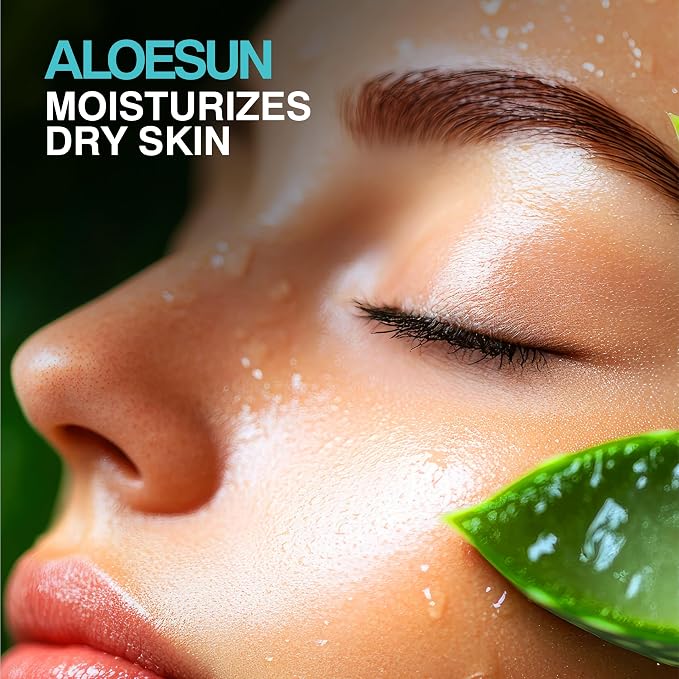 ALOESUN After Sun Face and Body Spray | Non Sticky Organic Aloe Vera - Image 6