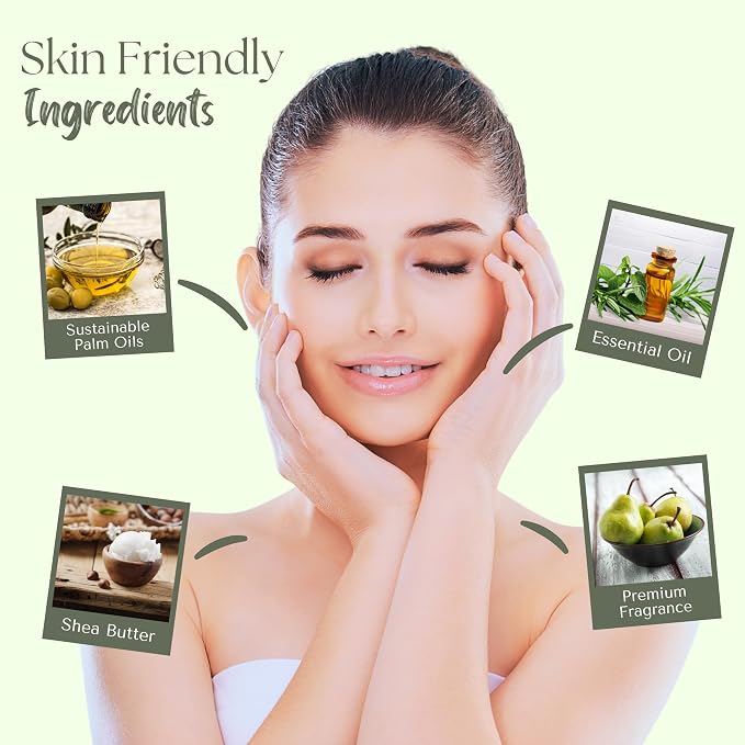 Wavertree & London French Pear Scented Natural Soap, 7oz Moisturizing French - Image 5