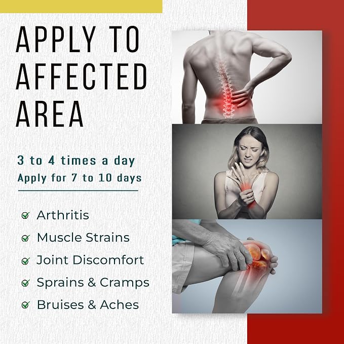 Real Time Pain Relief Cream 16oz Bottle | 17 Natural Ingredients: 1.25% Menthol - Image 3