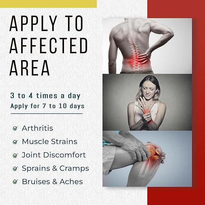 Real Time Pain Relief Cream 12oz Bottle | 17 Natural Ingredients: 1.25% Menthol - Image 3