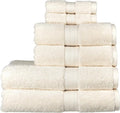 Christy Renaissance 6 Piece Towel Set | Parchment Off-White | 100% Egyptian by Christy