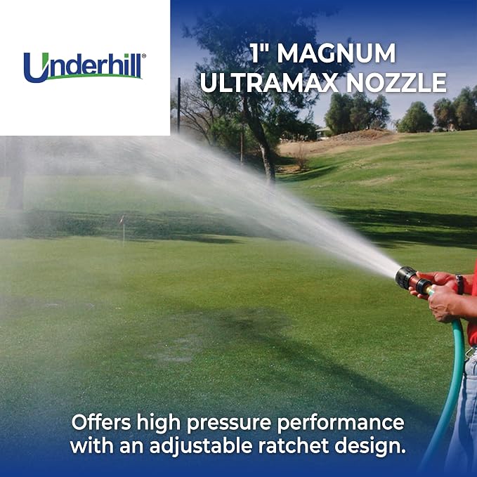 Underhill Magnum UltraMax Full Throttle High Flow Garden Water Hose Nozzle - Image 2
