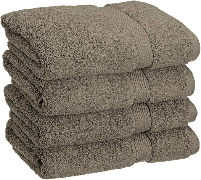 BLUENILEMILLS BNM Egyptian Cotton 4-Piece Towel Set, Includes 4 Hand Towels by Blue+Nile+Mills