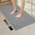 Bcoimo 44"×24" Absorbent Bath Mat, Non-Slip by Bcoimo