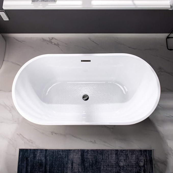 WOODBRIDGE BTA1514-MB-Drain &O+ Pillow Bathtub - Image 10