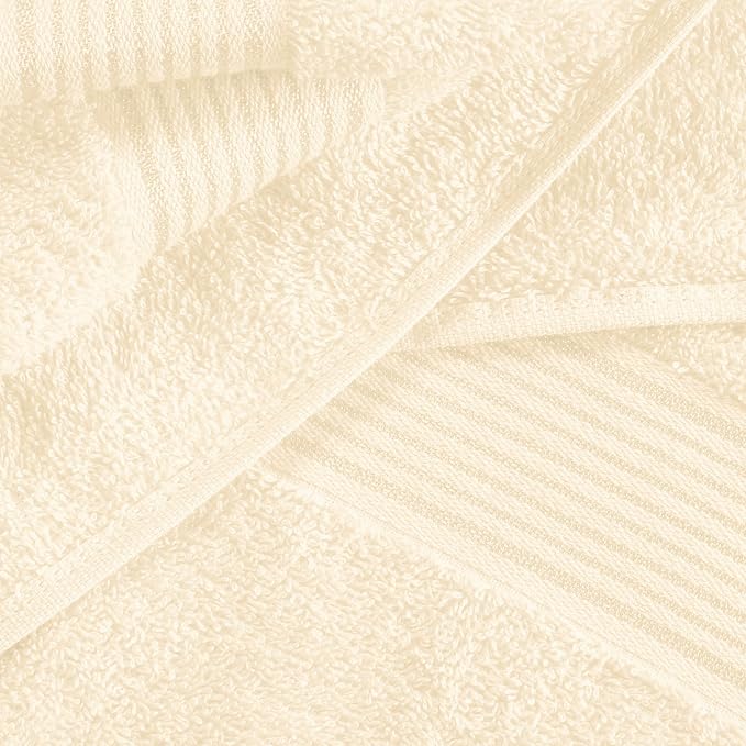 Belizzi Home Ultra Soft 3 Pack Cotton Towel Set, Contains a Bath Towel 28x55 - Image 2