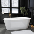 67" Acrylic Freestanding Bathtubs, Stand Alone Tub, Soaking Tubs by MEDUNJESS