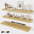 Floating Shelves Wall Shelf 30 Inch Long, Rustic Wood Bathroom Shelves 30 Inch by FunMemories