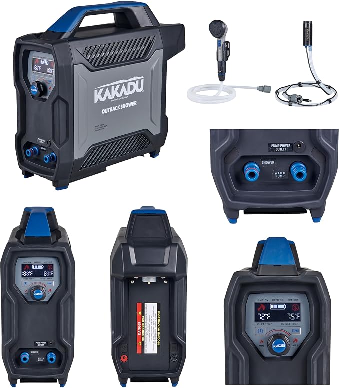 Kakadu Portable Camping Outback Shower, Instant Hot Water - Image 8