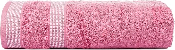 CASA COPENHAGEN Solitaire Mix 6 Pieces Towel Set- Grey Violet + Pink, 600 GSM - Image 5