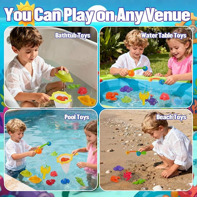 Bath Toys for Kids Ages 1-3, Water Pool Toys for Kids Ages 1 2 3 4 5 6 Years Old - Image 7