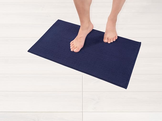 American Soft Linen Bath Rug, 17 in 24 in 100% Cotton Bath Mats Rugs by AmericanSoftLinen
