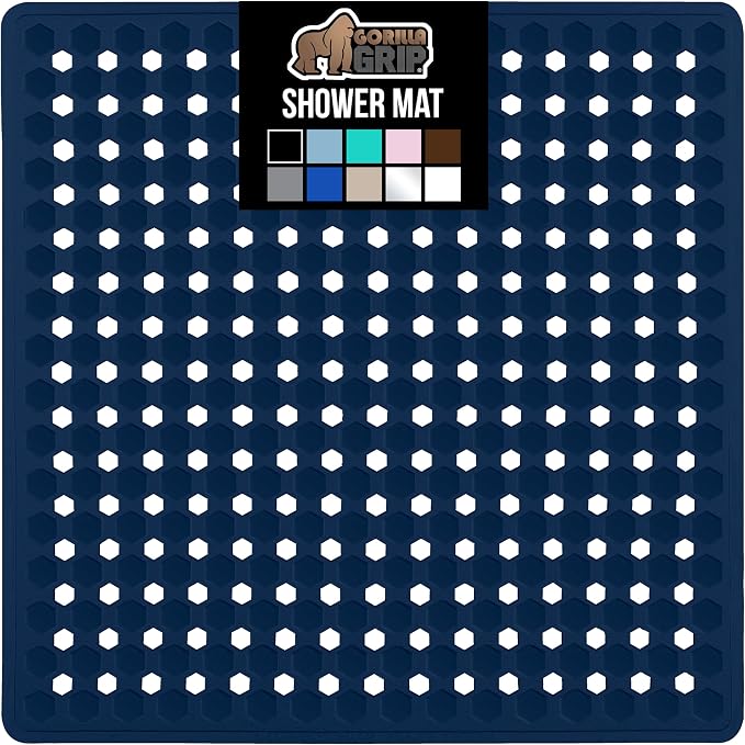 GORILLA GRIP Patented Square Shower Stall Mat, Small Bathtub Floor Mats by GorillaGrip
