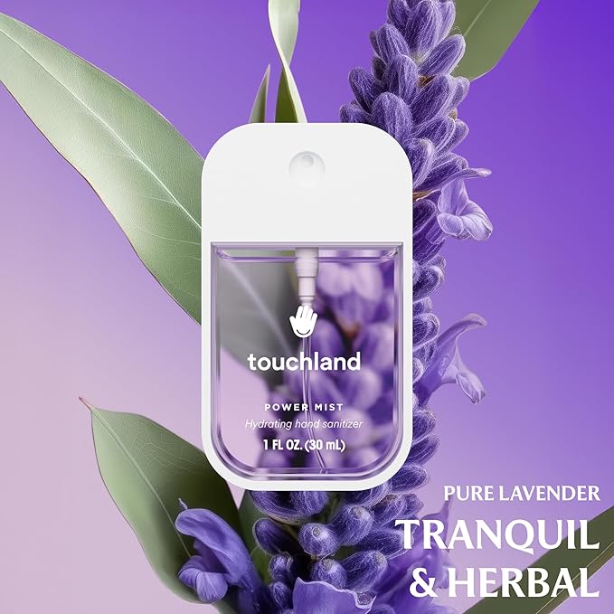 Touchland Hydrating Hand Sanitizer Spray, BLOSSOM 5 Set, 1 FL. OZ. Travel Size - Image 5