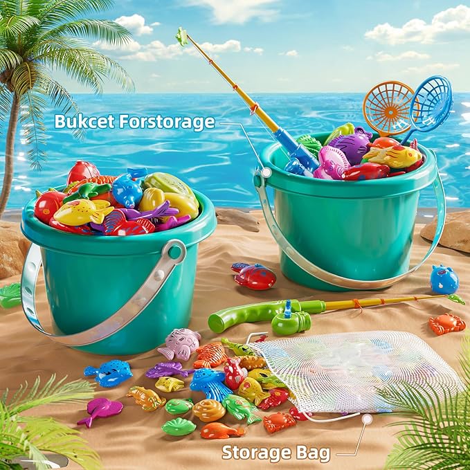 Magnetic Fishing Game Pool Toys - Image 4