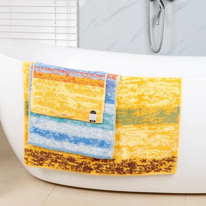 SEMAXE Colorful Bath Towel Set, 100% Cotton Bathroom Towels - Image 7