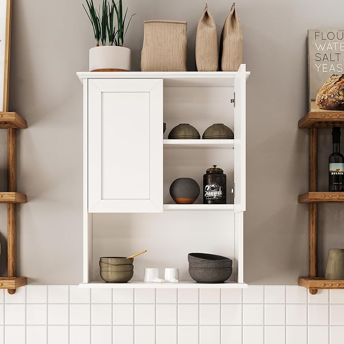 Bathroom Wall Cabinet, Over The Toilet Storage Cabinet, 23x29 Inch Medicine - Image 9